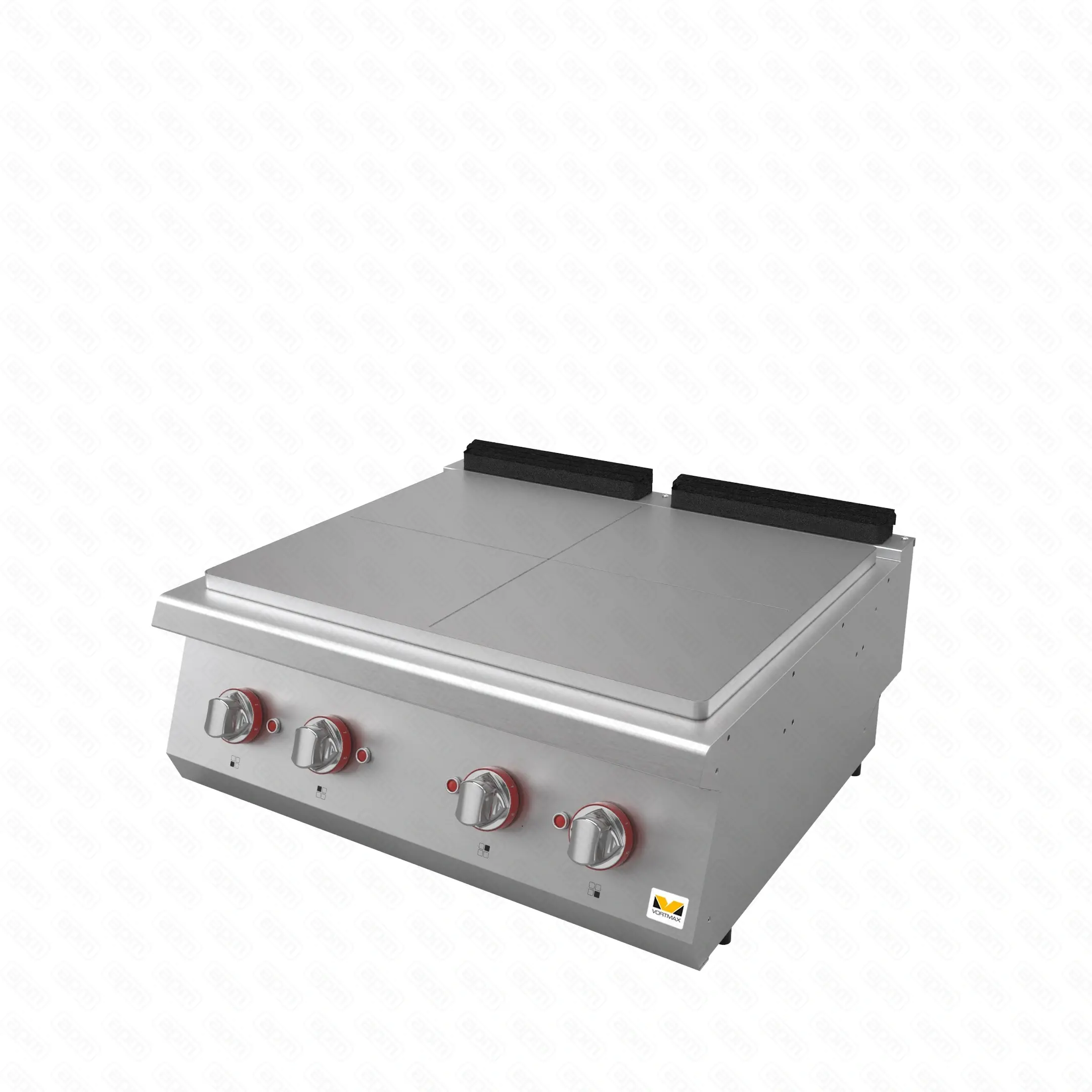 Плита Vortmax серии SEC 78 электрическая 4 зоны стальная поверхность