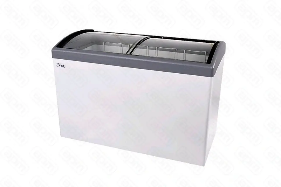 Ларь морозильный СНЕЖ МЛГ 400 серый