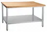 Стол кондитерский СКР-7-1 1200x700x860 мм столешница-дерево бук каркас крашен