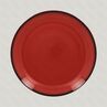 Тарелка круглая RAK Porcelain LEA Red 27 см красный цвет
