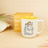 Кружка керамическая Кроличья доброта 500 мл цвет белыйжелтый внутри  PL