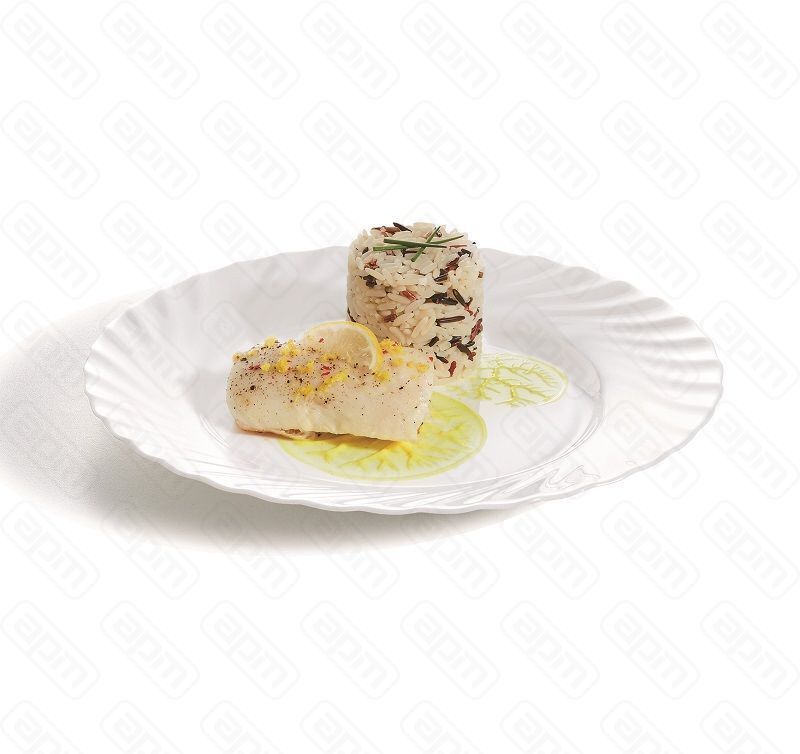 Тарелка Luminarc Trianon 245 смстеклокерамика белый цвет ARC