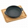 Сковородка чугунная на деревянной подставкедля подачи 165203 cм PL-ProffCuisine