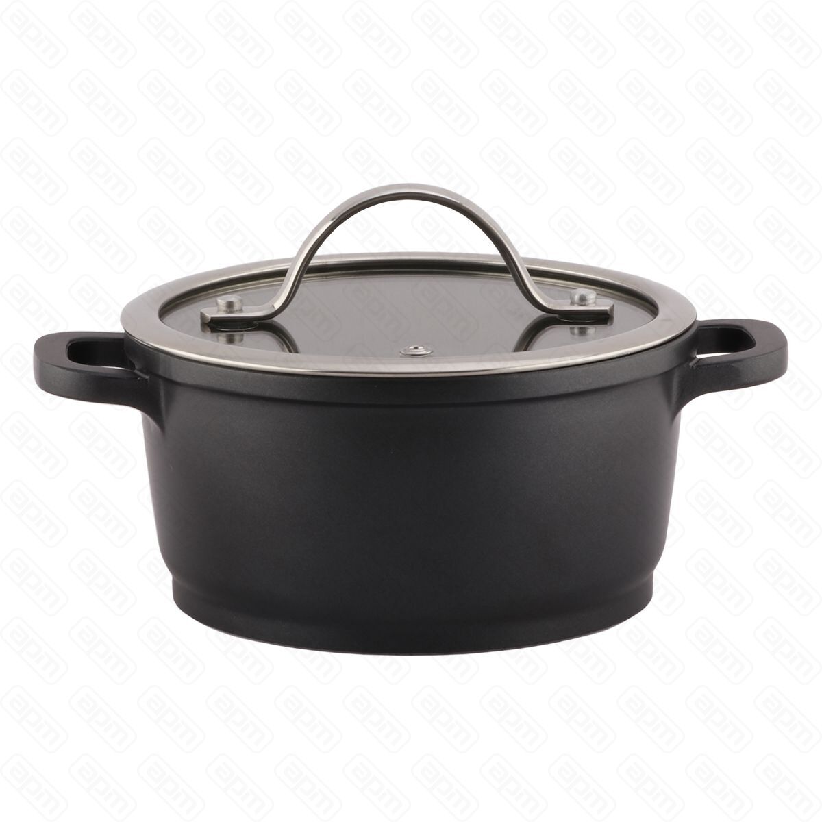 Кастрюля с крышкой 15л 168 сминдукцияалс антипригарным покрытиемлитая  PL Proff Cuisine