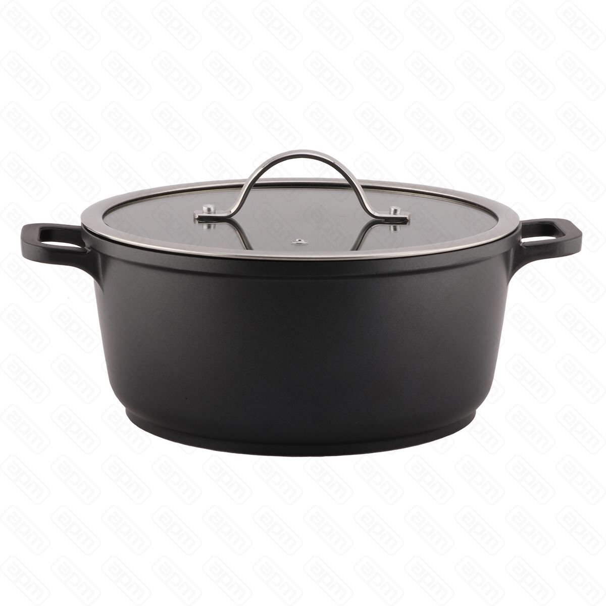 Кастрюля с крышкой 4л 2411 сминдукцияал с антипригарным покрытиемлитая  PL Proff Cuisine