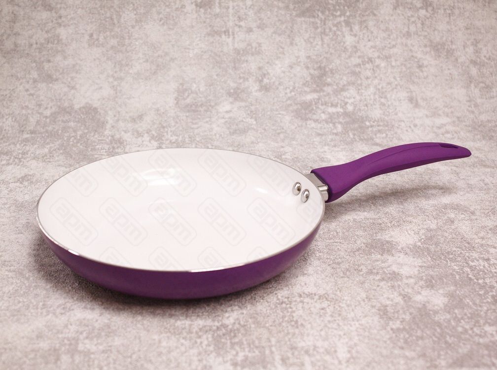 Сковорода с индукционным дномкерамическое покрытие D24 cм  PL