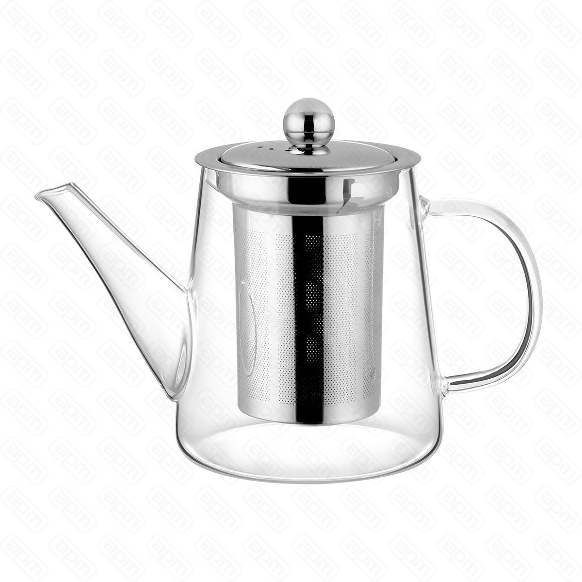 Чайник 350 мл термостойкое стекло PL