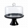 Тортовница на ножке со стеклянным колпаком h30 см d27см PL-BarWare