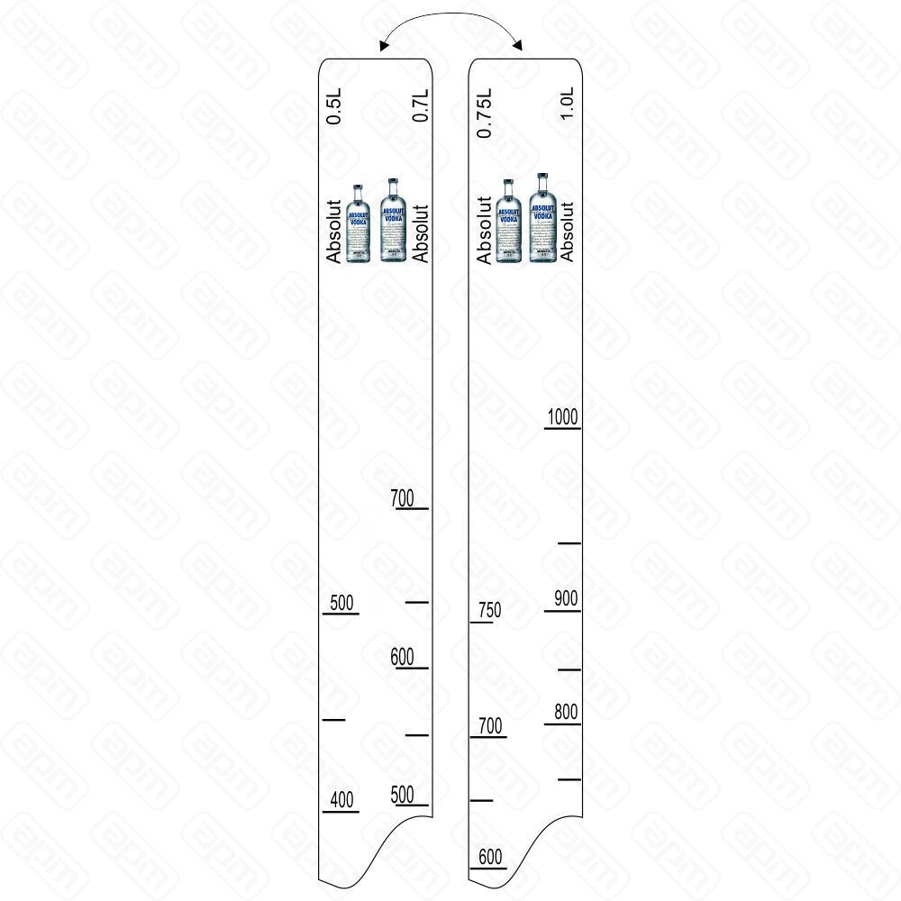 Барная линейка Absolut 500мл700мл750мл1л PL Proff Cuisine