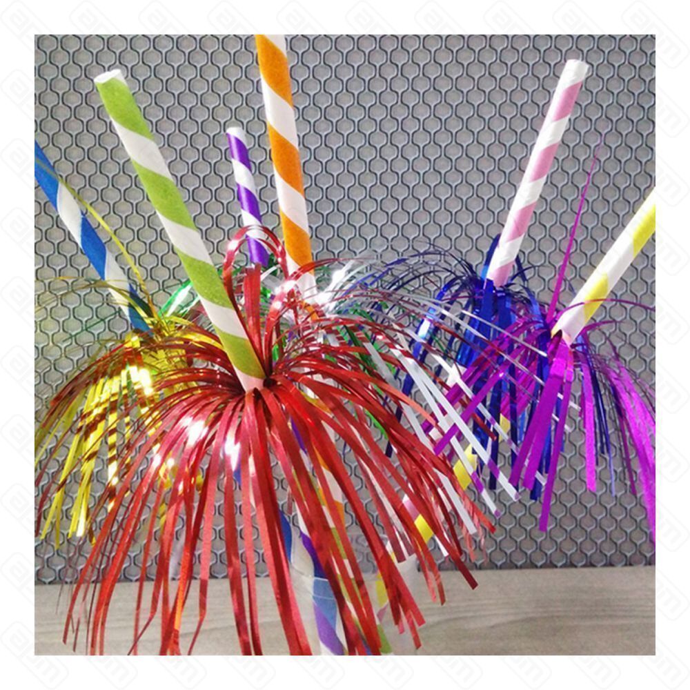 Трубочка коктейльная Фейерверк 0624 см 100 шт