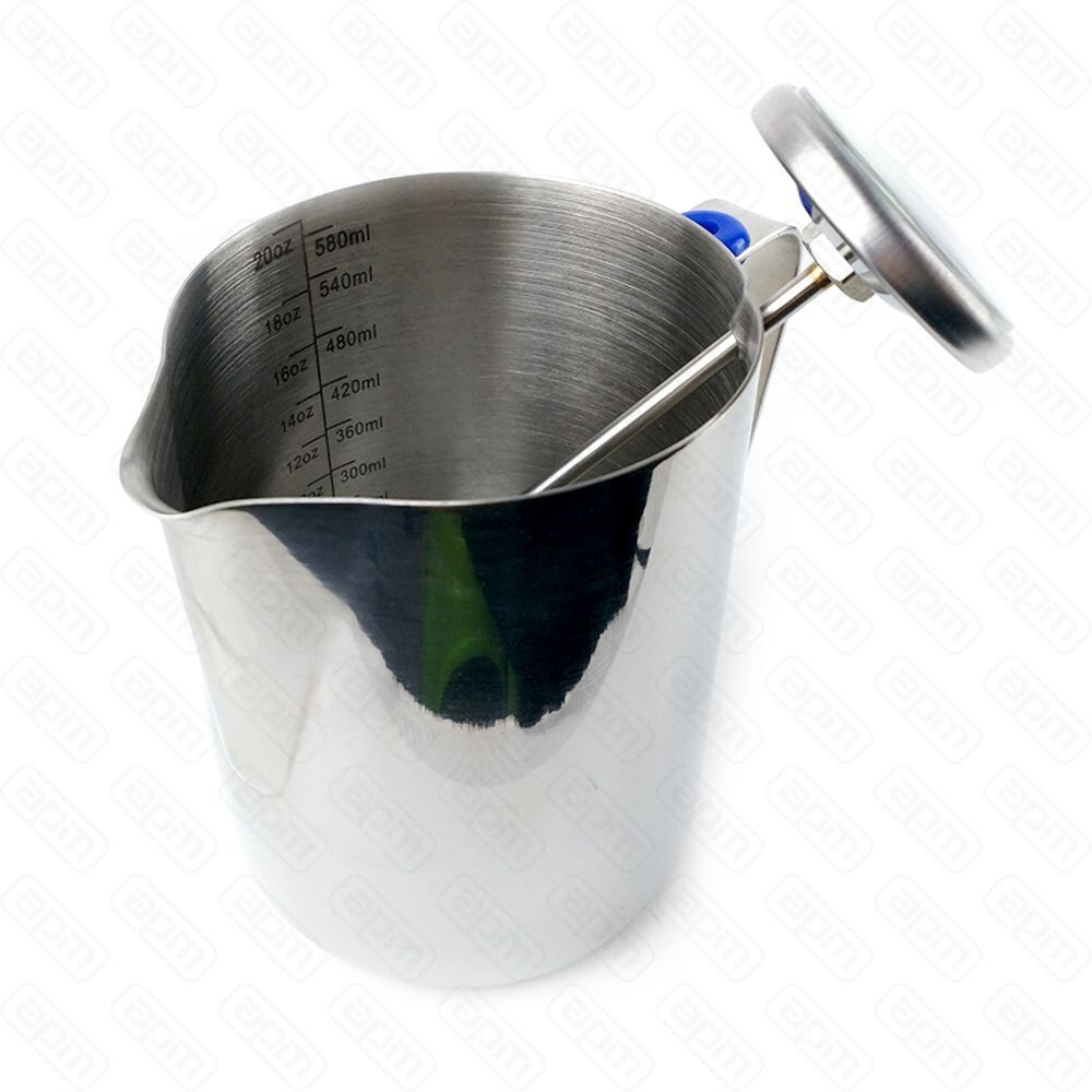 Питчер для молока с термометром 600 мл PL Proff Coffee