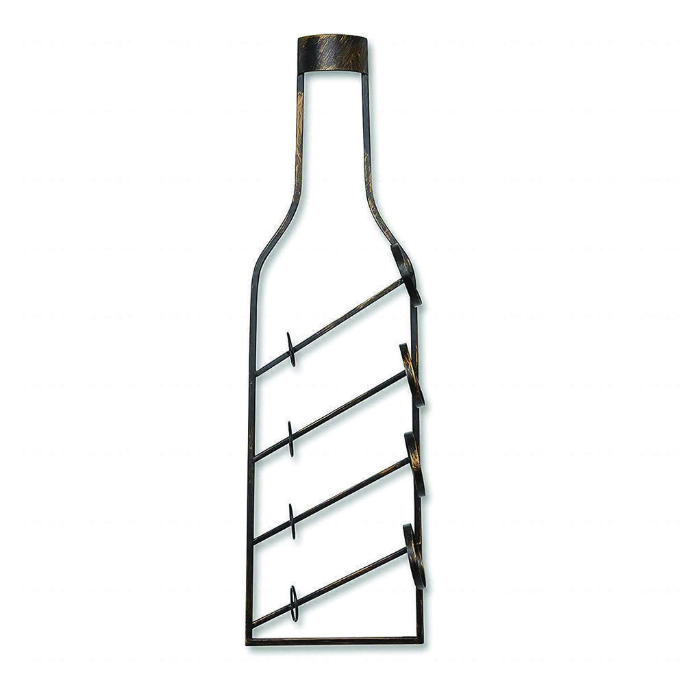 Держатель настенный на 4 бутылки 8624 см Antique PL-Barbossa