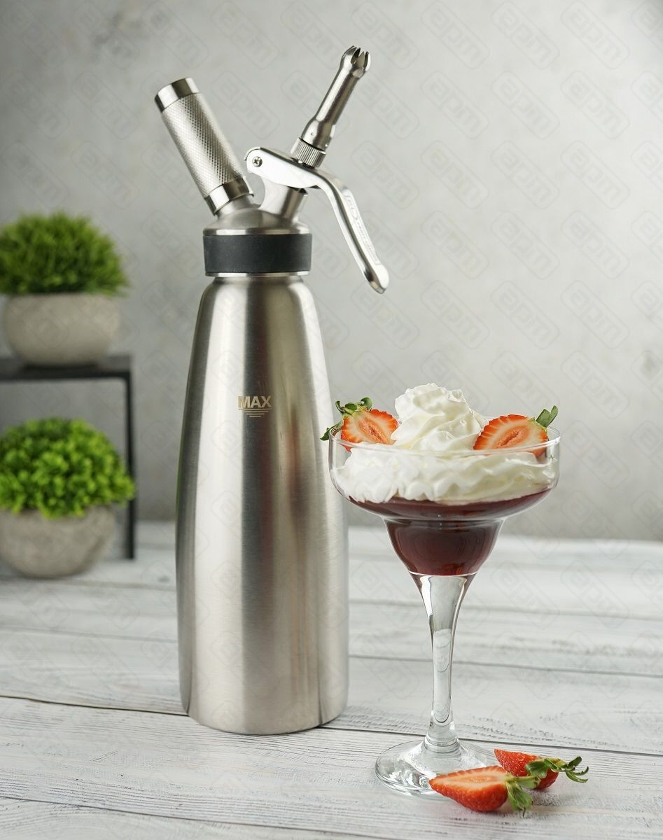 Сифон кремер для взбивания сливокнержавеющая сталь 1 л PL- Barbossa