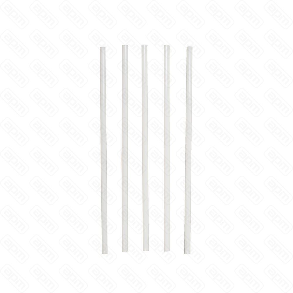 Трубочки для коктейля без изгиба белые 24 см d 6 мм 250 шт