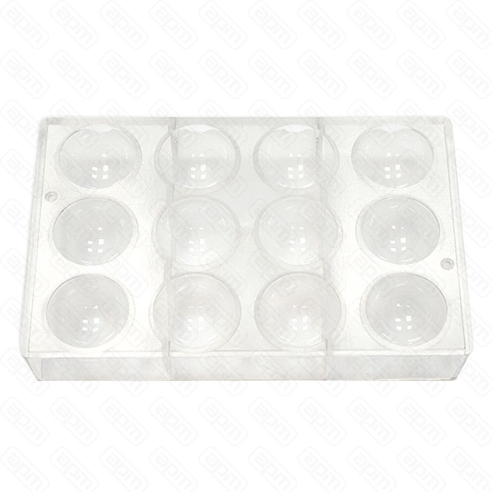 Форма для шоколада Полусфера 8 ячеек 6030 мм поликарбонат PL Proff Cuisine