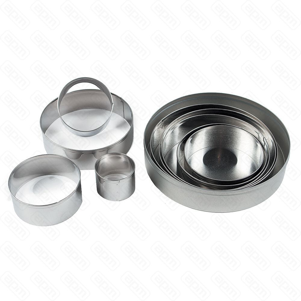 Набор кондитерских форм Кольцо h 3 см d 4 6 7 8 9 10 11 12 125 см PL Proff Cuisine
