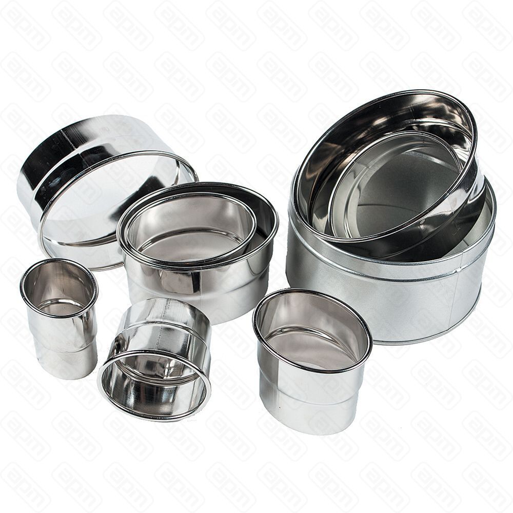 Набор кондитерских форм Овал 8 шт h 5 см 4232 54 646 753 86 8568 9575 105