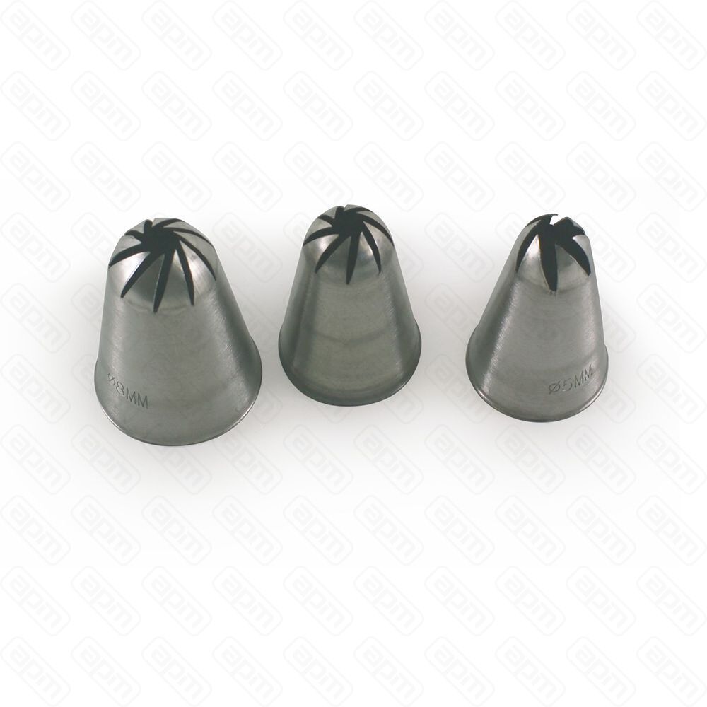 Насадка для кондитерского мешка Звезда d 5 мм металл Martellato Италия