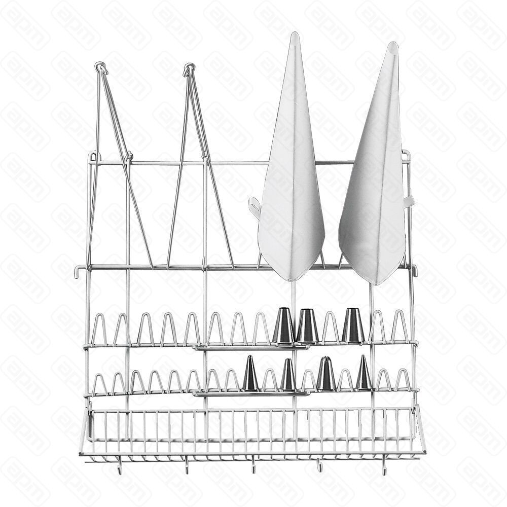 Стенд для сушки кондитерских мешков и насадок настенный PL Proff Cuisine