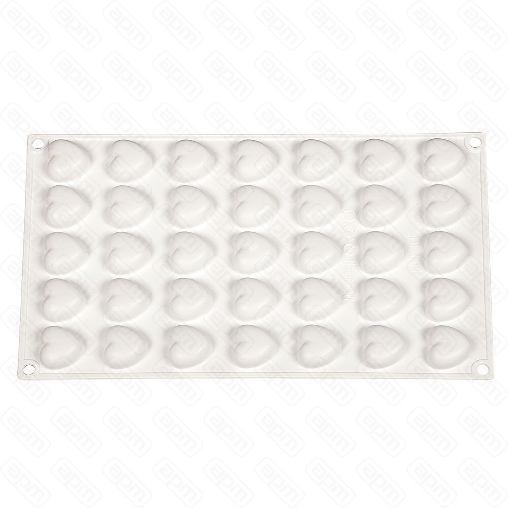 Форма силиконовая Микро сердце 35 ячеек 232510 мм PL Proff Cuisine