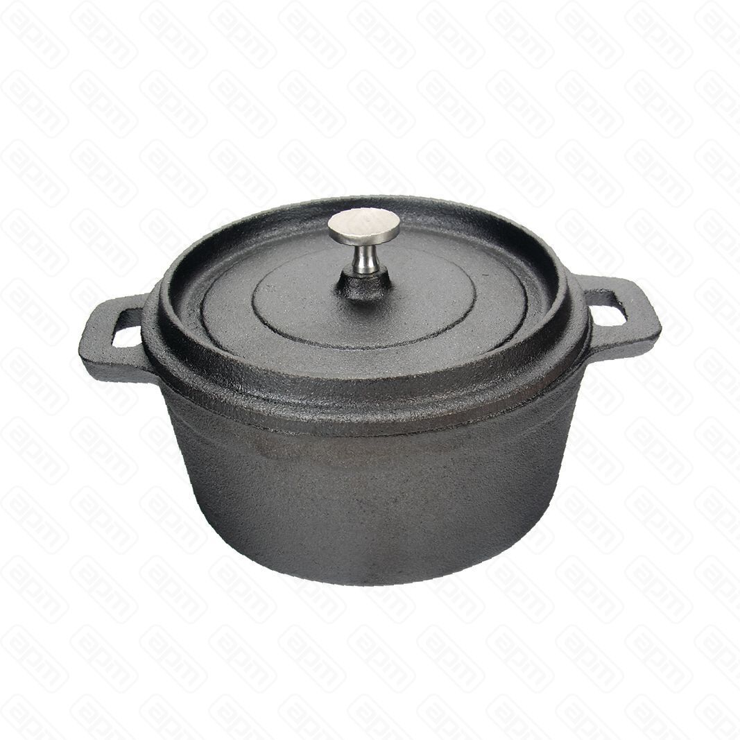 Кастрюля с крышкой порционная 500 мл 1256 см чугун PL Proff Cuisine