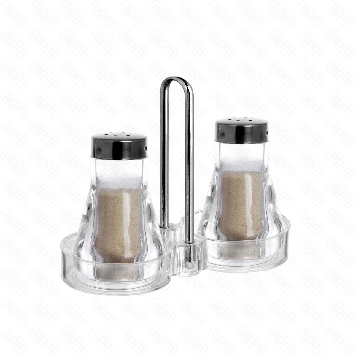 Набор для специй на подставке 2 предметаакрил h11 см  PL