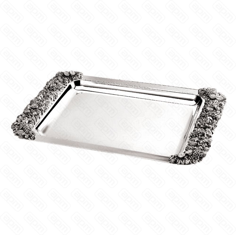 Блюдо прямоугольное с декоративными ручками 47265 см нержавейка PL - REG