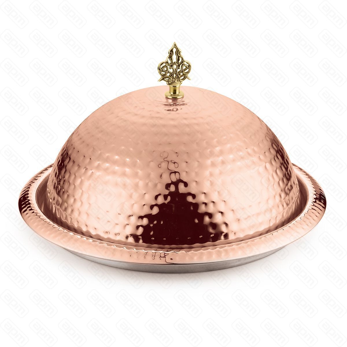 Блюдо круглое с крышкой d35 см нержавейка PL Proff Cuisine