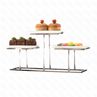Стойка металлическая для выкладки  три керамических блюда601727 см  PL--Hotelware