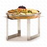 Стойка металлическая для выкладки  блюдо из бука323223 см  PL--Hotelware