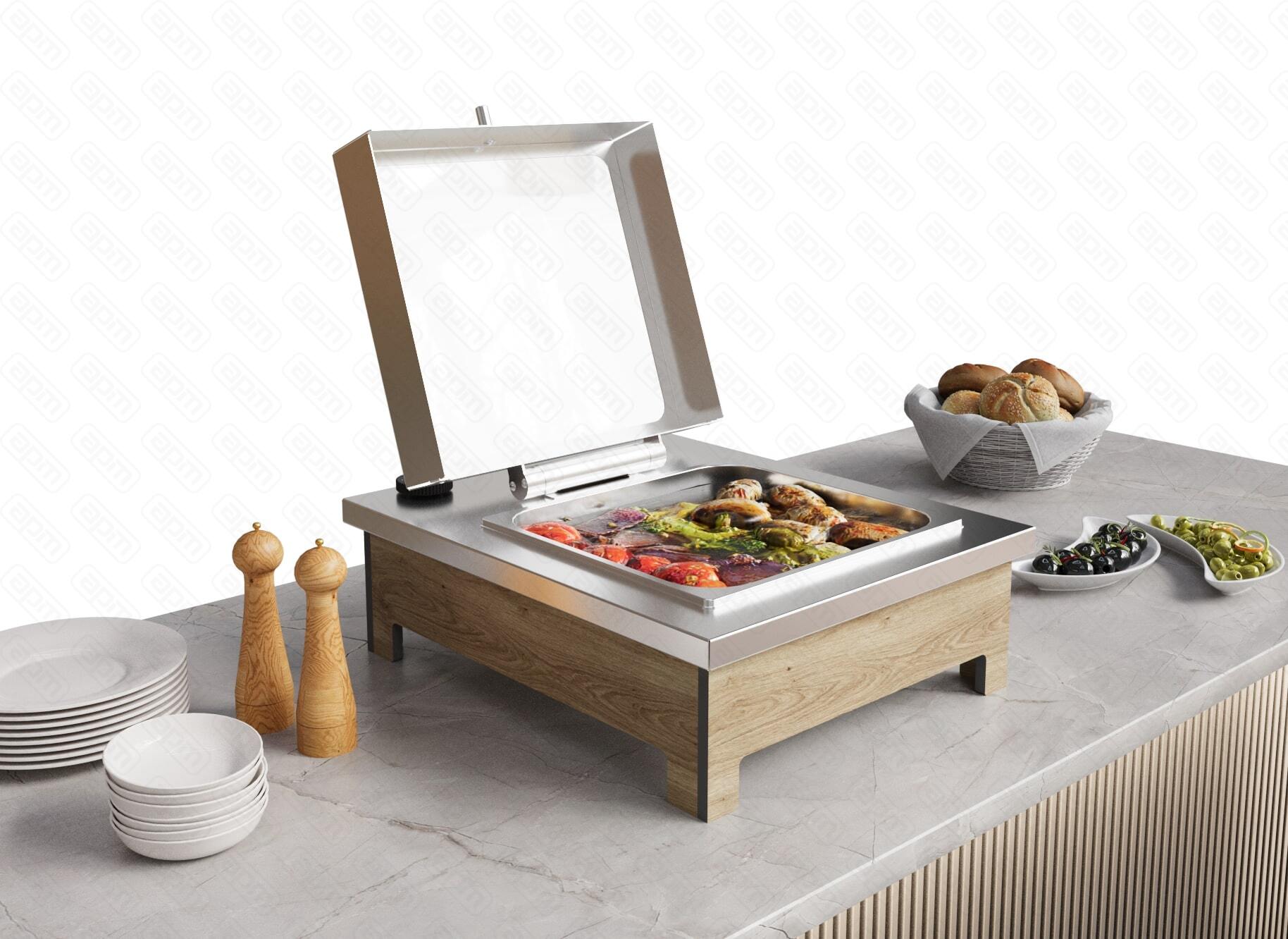 ЧАФИН-ДИШ ЭЛЕКТРИЧЕСКИЙ НАСТОЛЬНЫЙ RT-3H-GN23