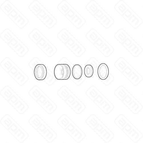 Комплект запасных частей паровыхводяных трубок D8 Sanremo артKR11A6000000