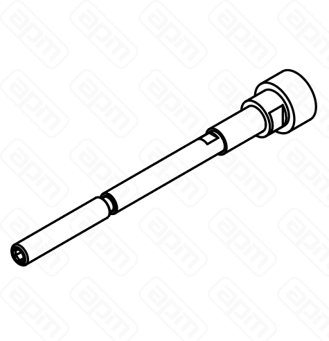 Стержень крана G12 с уплотнительным кольцом Sanremo арт10403016