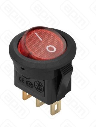 Переключатель красный I-0 для миксеров VA-SMB