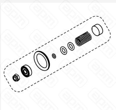 Комплект для парового крана F18 Sanremo артKREVRUBF18A