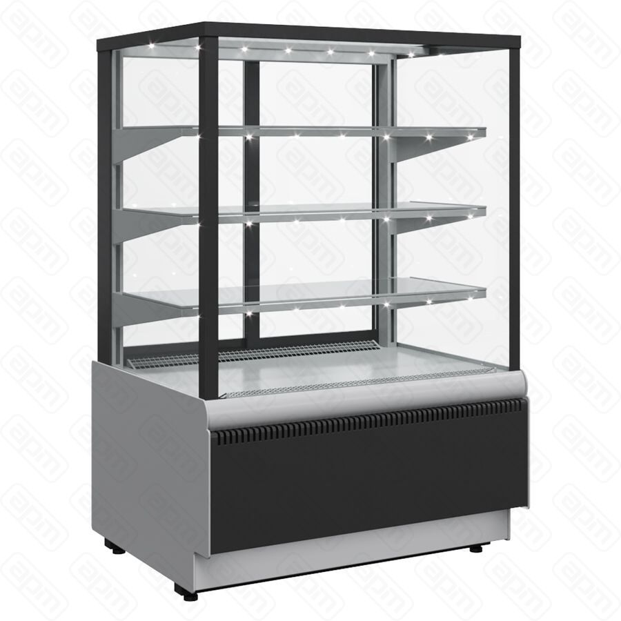 Витрина кондитерская Полюс KC70 VV 13-1 9006-9005 ВХСв-13д Carboma Cube Люкс ТЕХНО