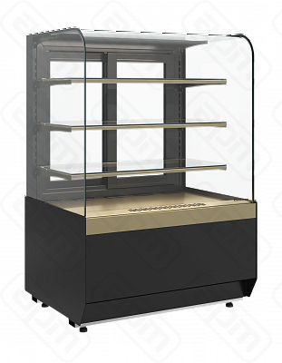 Витрина нейтральная Полюс KR70 N 13-1 LIGHT 9005-0109