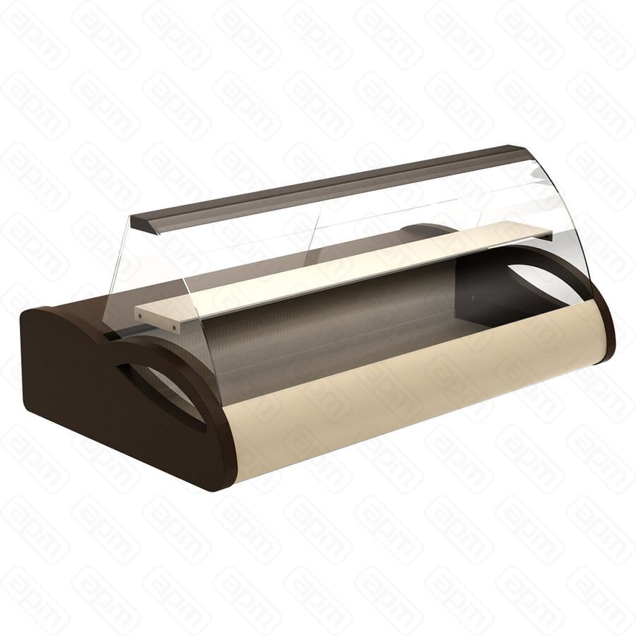 Витрина морозильная Полюс A87 SV 10-1 ВХСн-10 Арго ВХСн-10 Арго Люкс 0012-1036 бок коричдеко