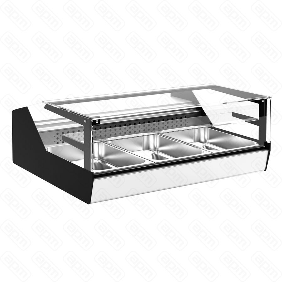 Витрина мультитемпературная Полюс AC87 SV 10-1 ВХСр-10 Cube Арго XL ТЕХНО