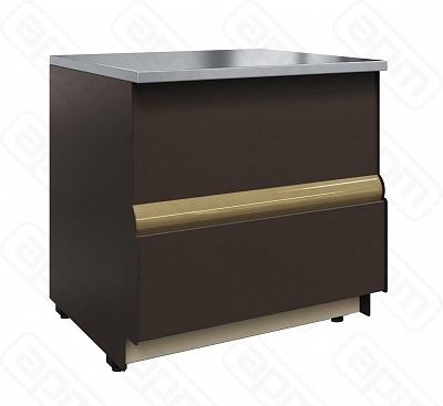 ПРИЛАВОК KAYMAN К-П-600 КВАДРО СЕРЕБРО