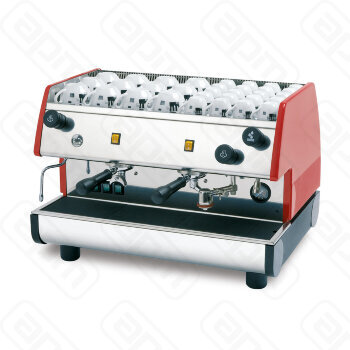 La Pavoni CAFE2M1657EU Кофемашина полуавтомат 2 группы цвет-красный LA PAVONI CAFE2M1657EU КОФЕМАШИНА ПОЛУАВТОМАТ 2 ГРУППЫ ЦВЕТ-КРАСНЫЙ ОБЪЕМ БОЙЛЕРА 10 Л 220380В