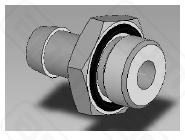 Соединитель прямой с резьбой STRAIGHT THREADED CONNECTOR