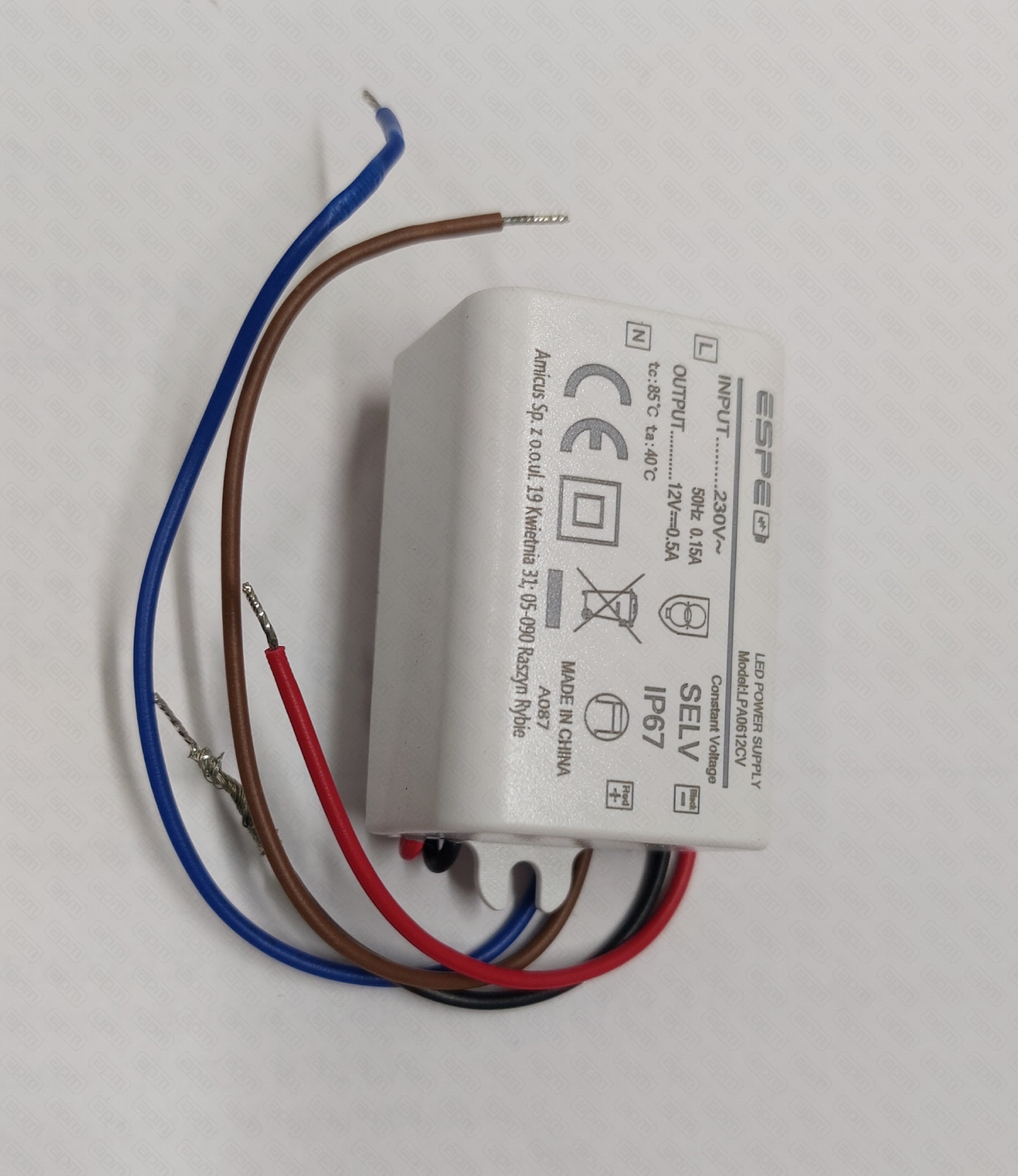Трансформатор 240VAC12VDC TRANSFORMER 240VAC12VDC