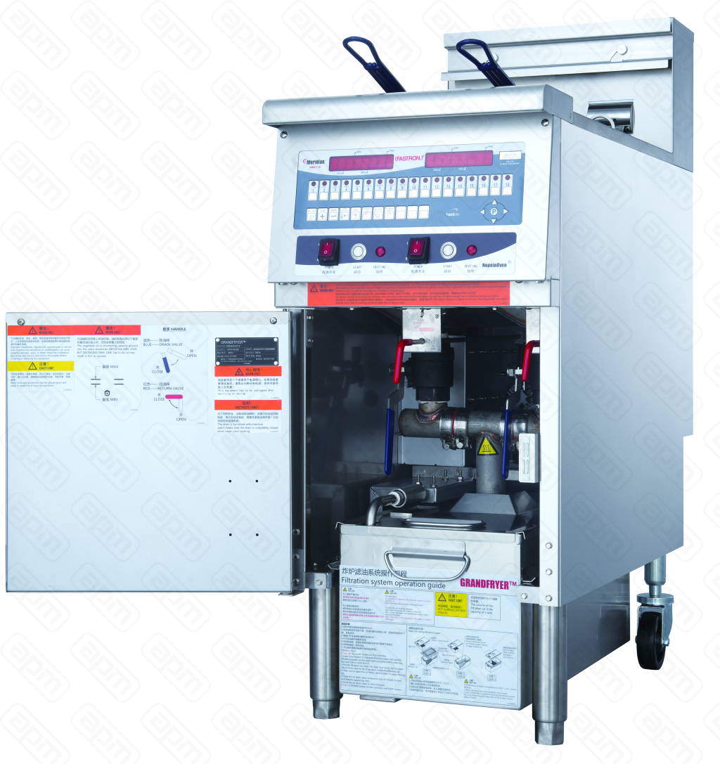 Фритюрница напольная электрическая 2 ванны 10л ELECTRIC FRYER