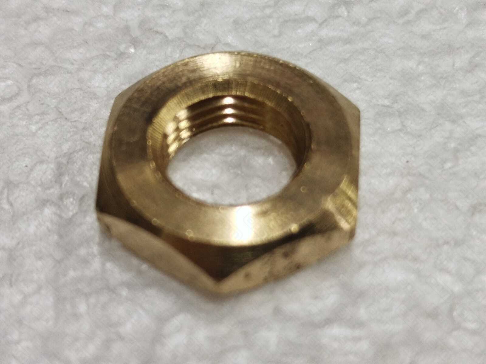 Гайка М10х1 латунь BRASS NUT M10x1