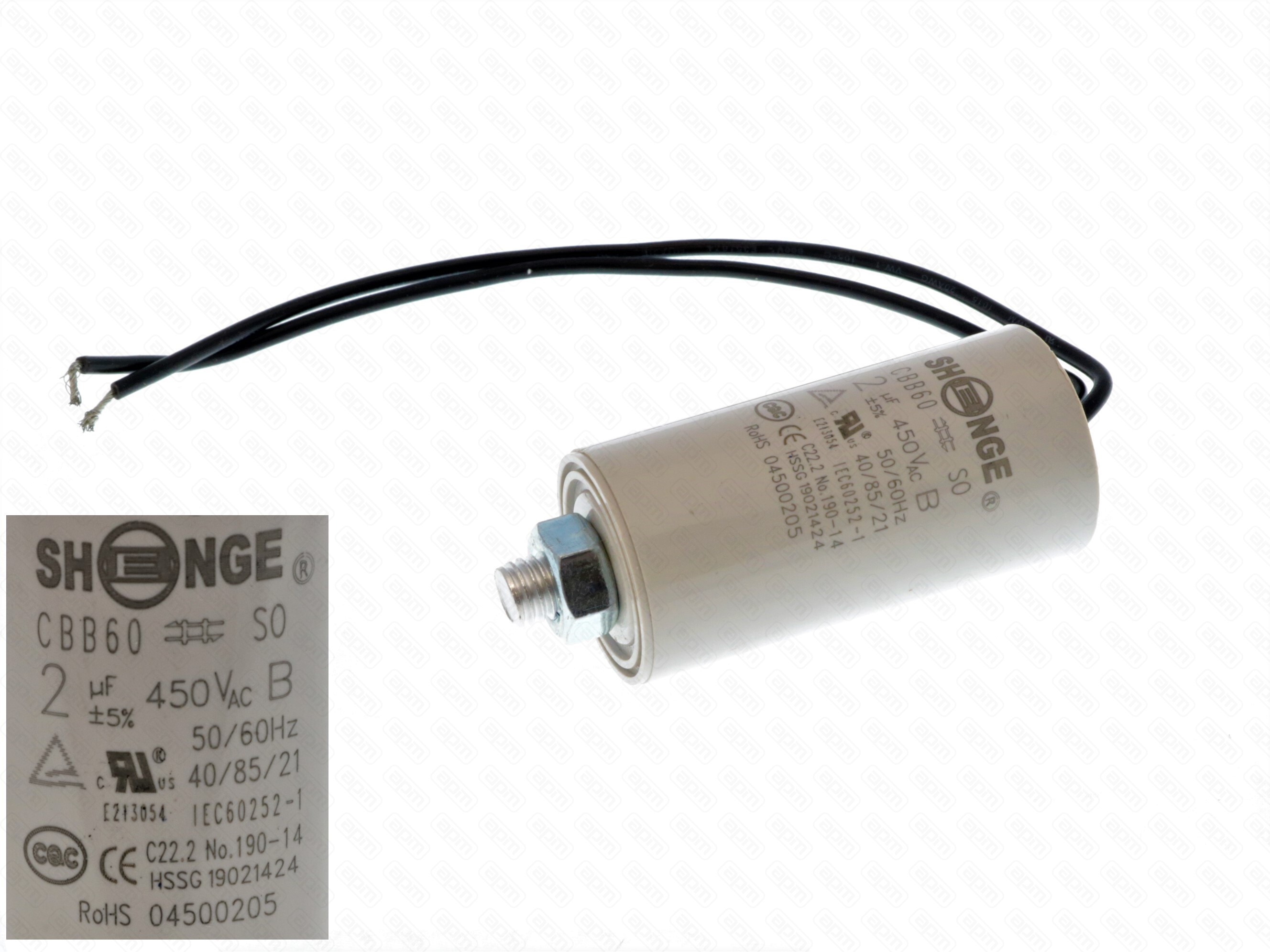 Конденсатор вентилятора FAN CAPACITANCE