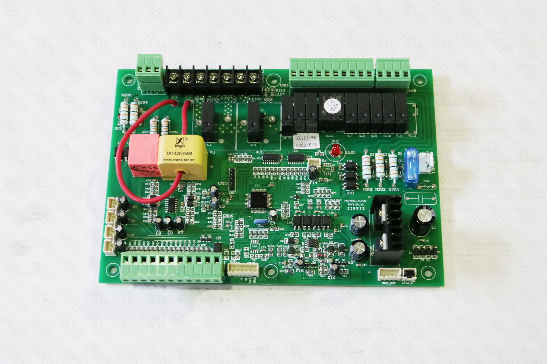 Плата управления однофазная MAIN CONTROL CIRCULT BOARD SINGLE PHASE