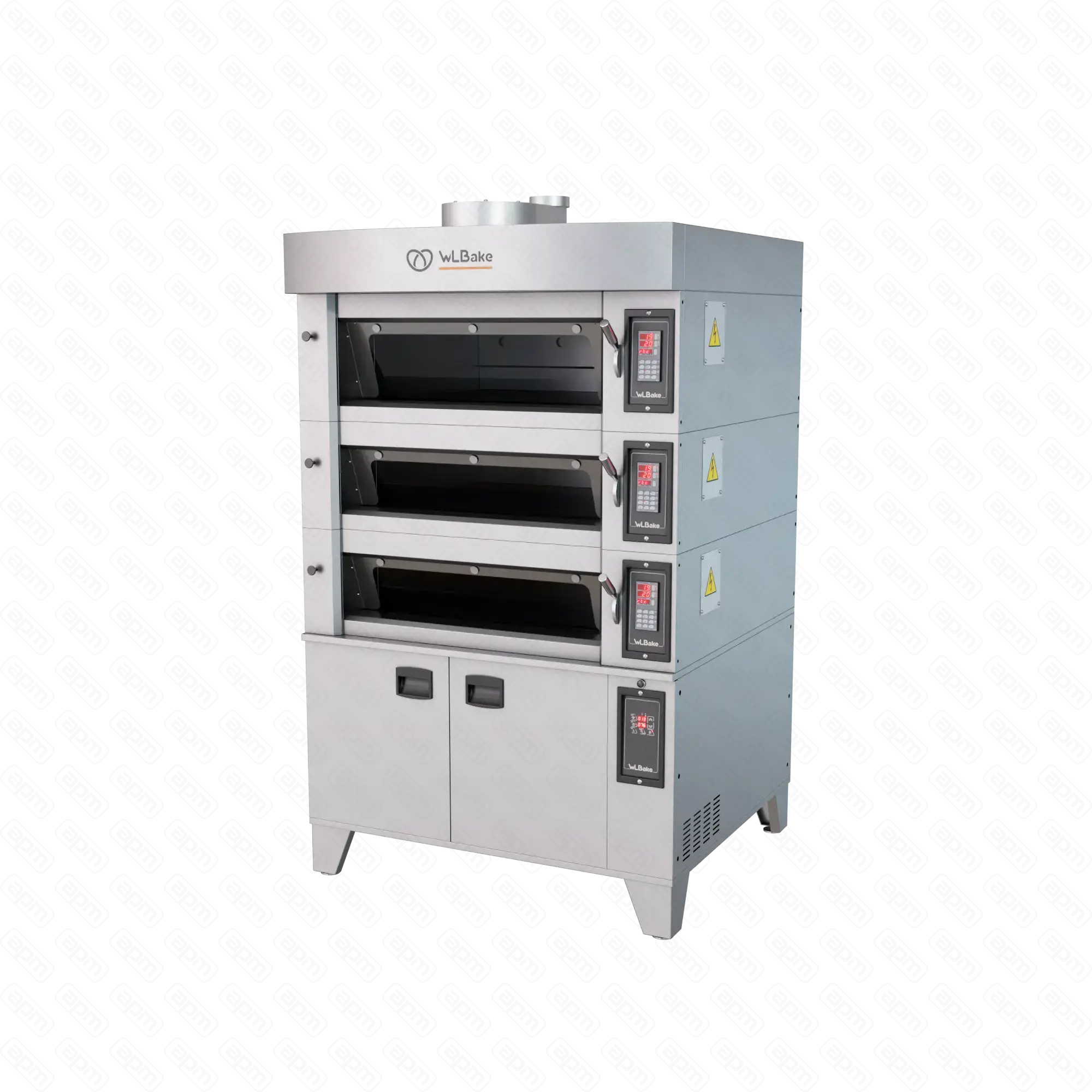 Печь подовая электр тмWLBake серии DECK мод3D2T4060 верхяр23см пу расстколнаввент