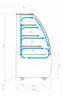 Витрина холодильная Carboma серии K70 VM 13-1 LIGHT версия 20 9005