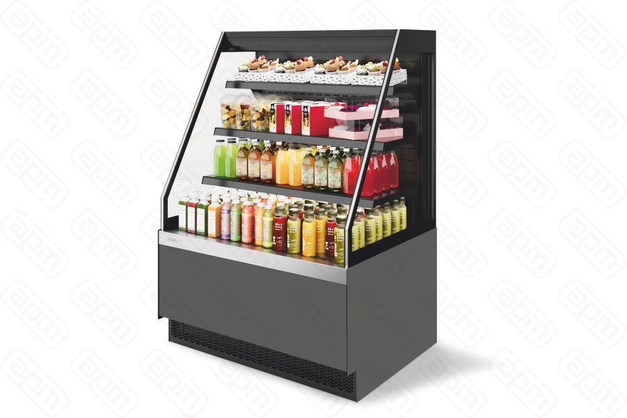 Витрина Кондитерская Vete II kub OF 90 Серый матовыйшлифованная нержавейка T7016MVG033B7016M